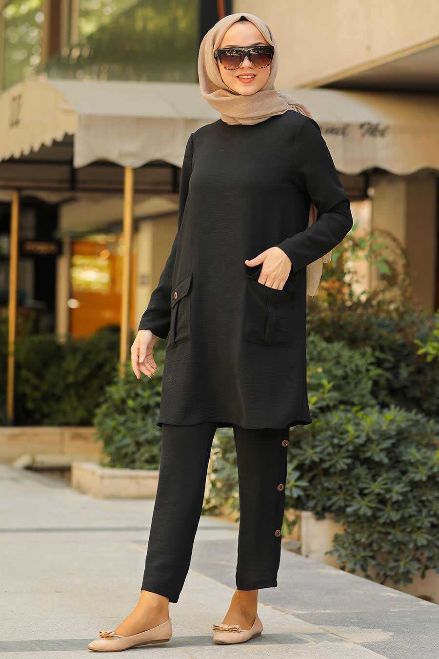 Black Hijab Suit 5550S - Neva-style.com