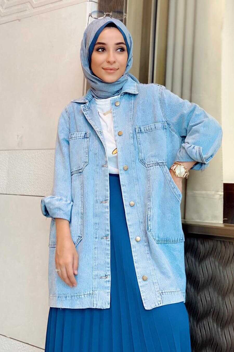 Denim Jacket Style Hijab : How to Wear Denim Jackets for a Cool Hijab