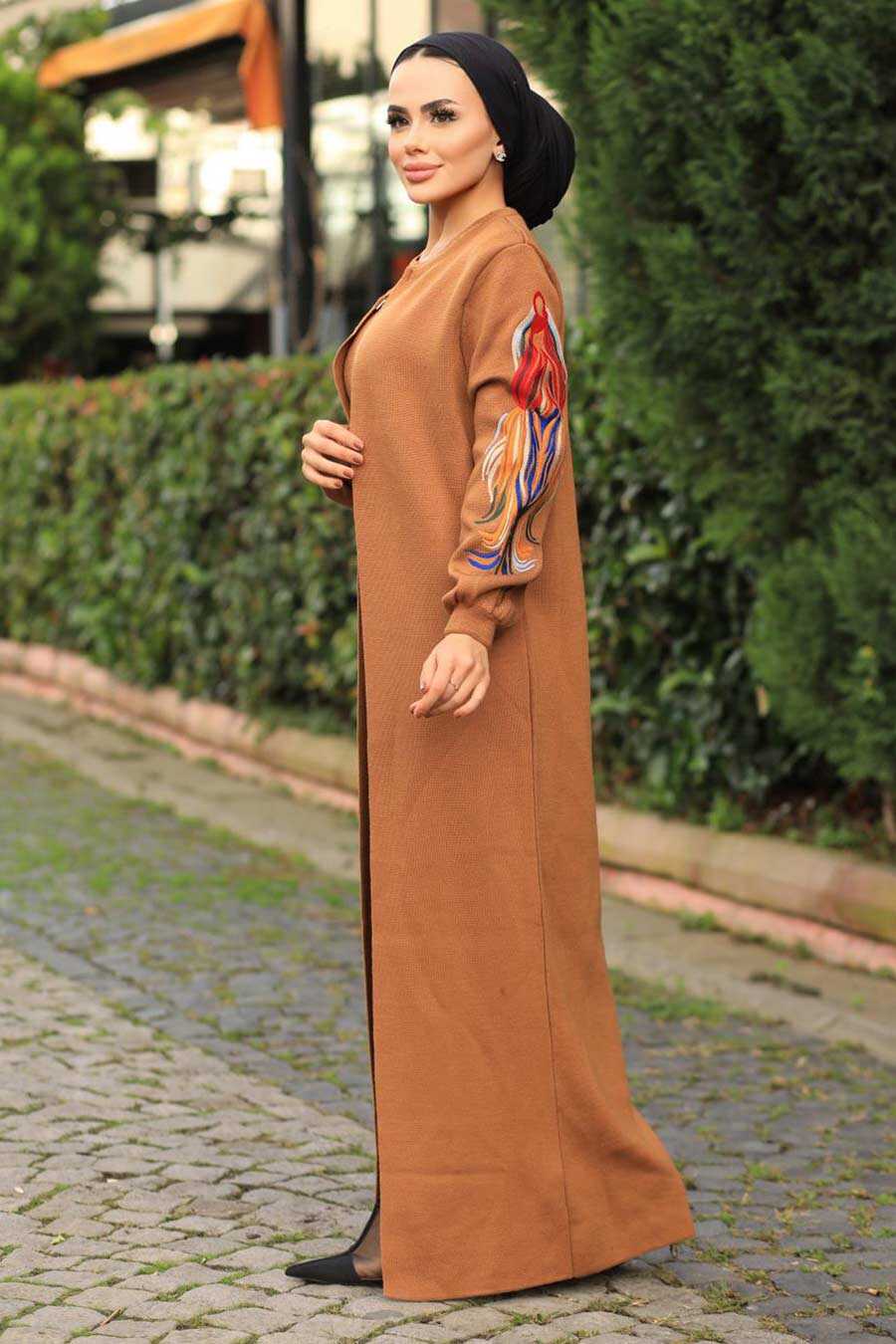 Sunuff Colored Hijab Dual Suit Dress 2200TB - Neva-style.com